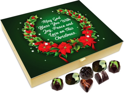 

Chocholik Gift Box - May God Bless You With Joy Peace And Love Chocolate Box - 20pc Truffles(240 g)