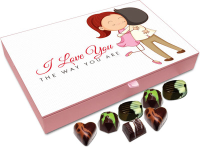 

Chocholik Gift Box - The Love You The Way You Are Chocolate Box - 12pc Truffles(144 g)