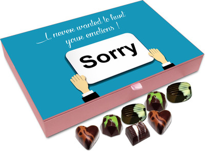 

Chocholik Gift Box - I Never Wanted To Hurt Your Emotions Chocolate Box - 12pc Truffles(144 g)