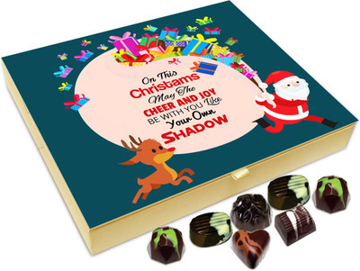 

Chocholik Christmas Gift Box - May Cheer And Joy Be With You On Christmas Chocolate Box - 20pc Truffles(240 g)