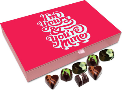 

Chocholik Gift Box - I Am Always Yours And You Are Always Mine Chocolate Box - 12pc Truffles(144 g)