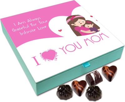 

Chocholik Gift Box - I Am Always Grateful For Your Infinite Love Chocolate Box - 9pc Truffles(108 g)