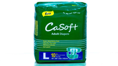 

Quick Shel SUPER ABSORBENCY CORE:ULTRA DRY TOP LAYER:WETNESS INDICATOR:LEAK GUARD Adult Diapers - L(40 Pieces)