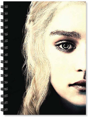 

100yellow A5 Notebook(Notebook | Game of Thrones Quote Printed Notebook | Designer Wire Bound Ruled Paper Sheets Personal and Office Stationary Notebooks Diary By 100yellow-(A5 Size), Multicolor)