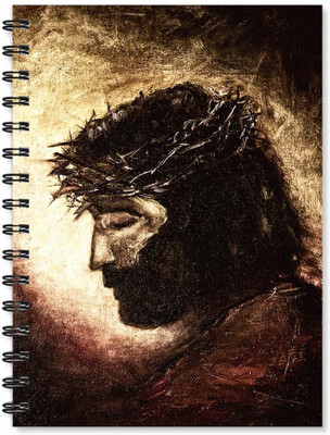 

100yellow A5 Notebook(Notebook | Lord Jesus Printed Notebook | Designer Wire Bound Ruled Paper Sheets Personal And Office Stationary Notebooks Diary-A5 Size, Multicolor)