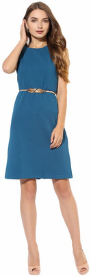 SOIE Women Shift Blue Dress SOIE Women Shift Blue Dress