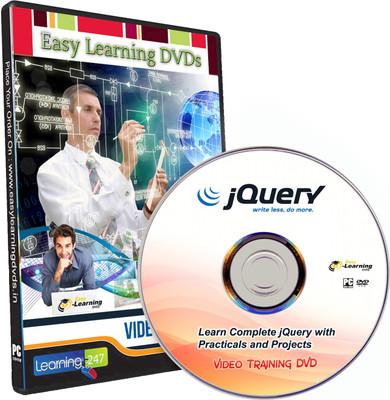 

Easylearning Learn Complete jQuery with Practicals and Projects Video Training Tutorial DVD(DVD)