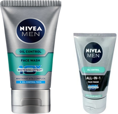 

Nivea MEN OIL CONTROL 100 GM +ALL IN ONE 50 GM Face Wash(150 g)