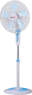 

iBELL IBL ZEPHYR P10 /CHROME 10 - 5 LEAF 5 Blade Pedestal Fan(White, Pack of 1)