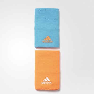 

ADIDAS Ten Wristband L Fitness Band(Blue, Orange, Pack of 2), Gloora;samblu;white tennis