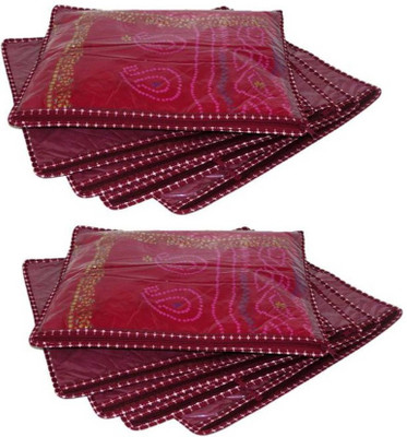

Aadhya Single Multipurpose Parachute saree cover pack of 10(Maroon)