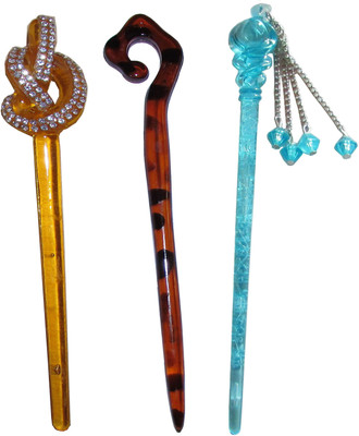 

Muchmore combo of juda sticks Bun Stick(Multicolor)