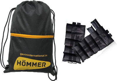 

HOMMER 2KG ANKLE WEIGHT ( 1 KG EACH ) & GYM BAG Gym & Fitness Kit
