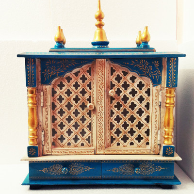 

DDASS RAJWM11 Solid Wood Home Temple(Height: 56 cm)