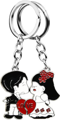 Shubheksha Romantic Love Couple Magnetic Key Chain