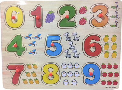 

Assemble Kids Basic Number wooden learning kit-Multicolor(Multicolor)