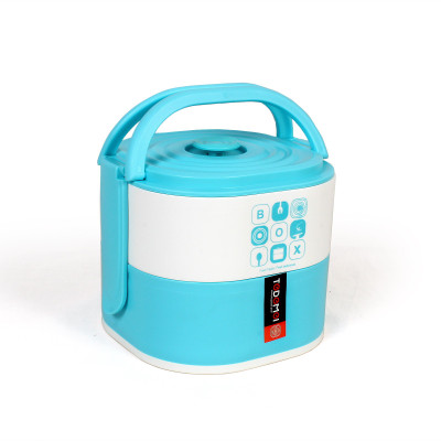 

Little Kitchen 2 Layers Cute Lunch Box For Tiffin Boxes Dinnnerware Set Stainless Steel 3 Containers Lunch Box(500 ml), Blue