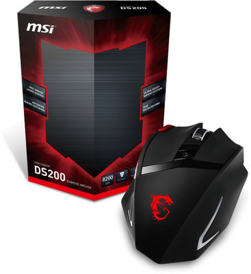 

MSI DS200 1 X Wheel Wired Laser Gaming Mouse(USB, Black-Red)