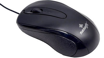

NEOSOFT OPTICAL WHEEL MOUSE Wired Optical Mouse(USB, Black)