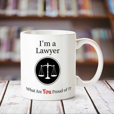 

Chanakya Lawyer What Are You White Coffee Ceramic Mug(350 ml)