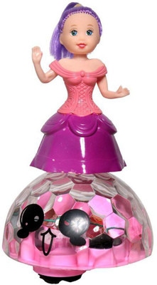 

Bonkerz Cute Little Dancing doll with 3D Lights and Music(Multicolor)