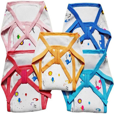 

Chinmay Kids Cushioned Cloth Nappies (Set of 5 pieces, Multicolor