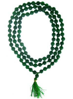 SHIVOHAM Green (Agate ) Hakik Mala Stone Necklace