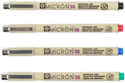 

Sakura Pigma Micron Set Calligraphy(Pack of 4)