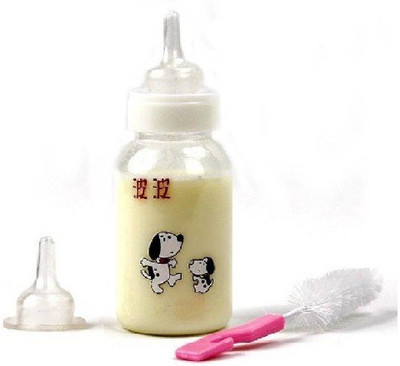 

jeewan Dog and Cat milk bottle 125 ml round Plastic Pet Bottle(125 ml White)