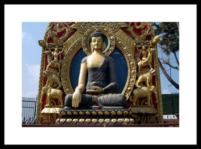 

Aabhaas Buddha Wall Poster Fine Art Print(12 inch X 18 inch, Rolled)