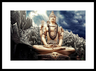 

Aabhaas Shiva Wall Poster Fine Art Print(12 inch X 18 inch, Rolled)