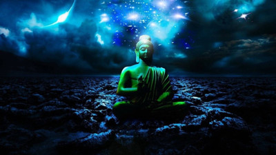 

Aabhaas Buddha Wall Poster Fine Art Print(12 inch X 18 inch, Rolled)