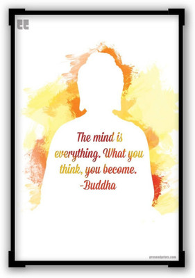 

Aabhaas Buddha Wall Poster Fine Art Print(12 inch X 18 inch, Rolled)