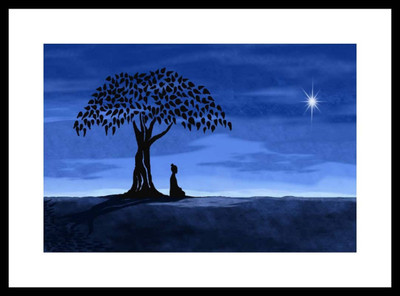 

Aabhaas Buddha Wall Poster Fine Art Print(12 inch X 18 inch, Rolled)