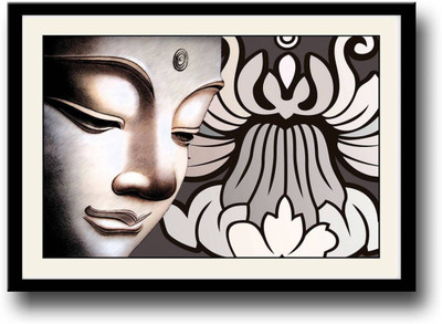 

Aabhaas Buddha Wall Poster Fine Art Print(12 inch X 18 inch, Rolled)