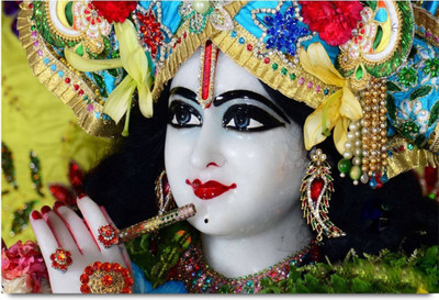 

Aabhaas Radha Krishna Wall Poster Fine Art Print(12 inch X 18 inch, Rolled)