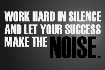 

WORK HARD QUOTES PAPER PRINT POSTER Paper Print(12 inch X 18 inch)