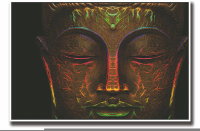 

Aabhaas Buddha Wall Poster Fine Art Print(12 inch X 18 inch, Rolled)