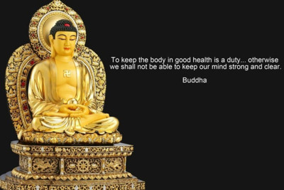 

Aabhaas Buddha Wall Poster Fine Art Print(12 inch X 18 inch, Rolled)