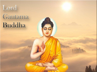 

Aabhaas Buddha Wall Poster Fine Art Print(12 inch X 18 inch, Rolled)