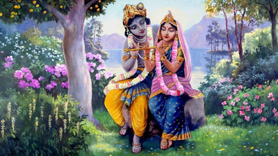 

Aabhaas Krishna Wall Poster Fine Art Print(12 inch X 18 inch, Rolled)