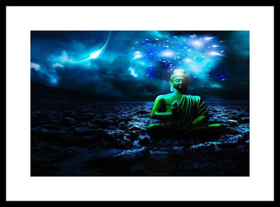 

Aabhaas Buddha Wall Poster Fine Art Print(12 inch X 18 inch, Rolled)