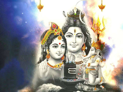 

Aabhaas Shiva Wall Poster Fine Art Print(12 inch X 18 inch, Rolled)