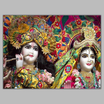 

Aabhaas Radha Krishna Wall Poster Fine Art Print(12 inch X 18 inch, Rolled)