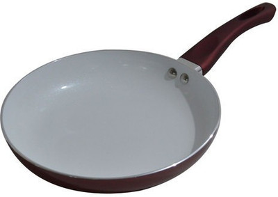 

Ideal Non Stick Ceramic Fry Pan Fry Pan 9 cm diameter(Aluminium, Non-stick, Induction Bottom), White