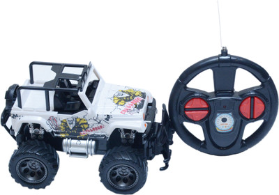 

FAB 5 BIG WHEEL RACING CAR(White)
