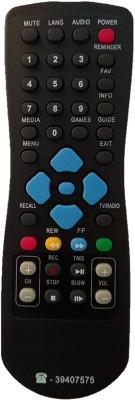 LipiWorld  Compatible For Sun Direct Dth PLUS SUN TV PLUS Setup Box Remote Controller(Black)