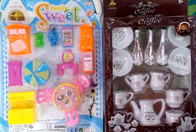 

SS Traders -Colourful Household set with Cupset,Good Gift item For Kids