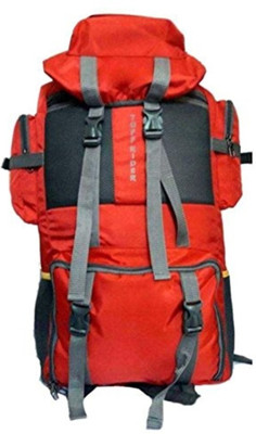 

Kouzi Tuff Rider Travelling Rucksack ,Water Proof TraCking Backpack/Tourist Bag 80ltr(RED) Rucksack - 80 L(Red)