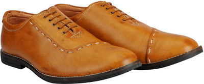 

FAUSTO Trendy Derby For Men(Tan